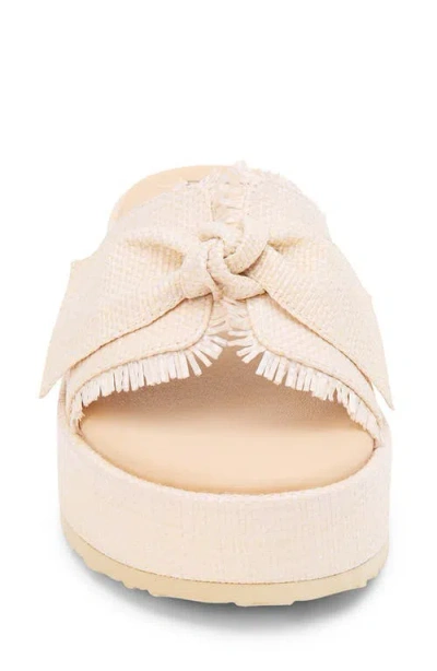Beach By Matisse Sunda Platform Slide Sandal In Neutral