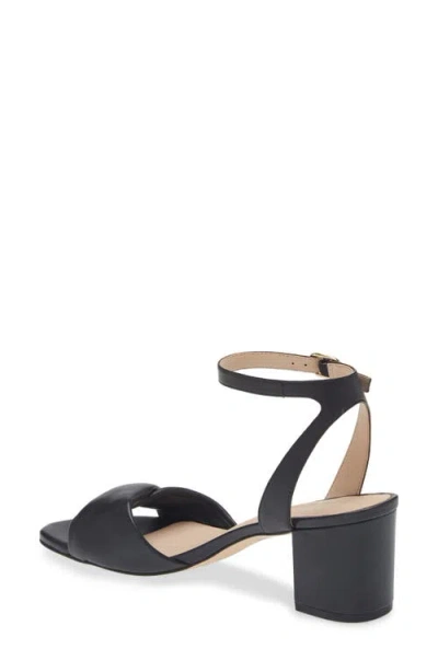 Stuart Weitzman Everly Block Heel Sandal In Black