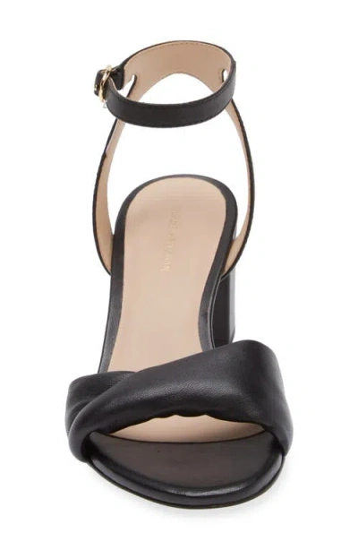 Stuart Weitzman Everly Block Heel Sandal In Black