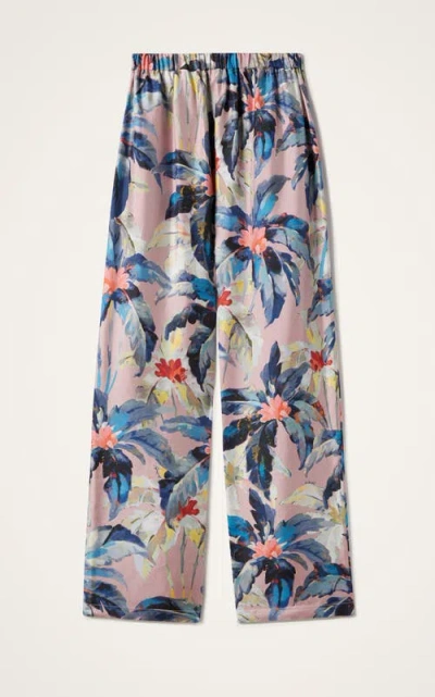 La Doublej Drawstring Pants Maxi Tropicana Mauve In Multi
