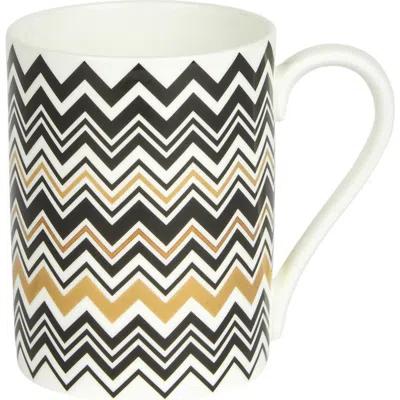Missoni Home Zigzag Gold Cup In Pattern