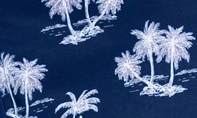 Construct Slim Fit 4-way Stretch Short Sleeve Button-up Shirt In Blue