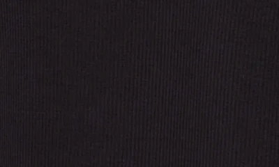 Dkny Highline Ribbed Half-zip Pullover In Black