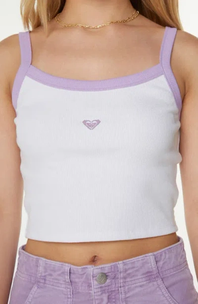 Roxy Juniors' Sand Bar Sleeveless Crop Top In White