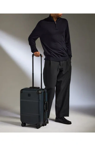 Antler Heritage Stripe Carry On Spinner Suitcase In Gray