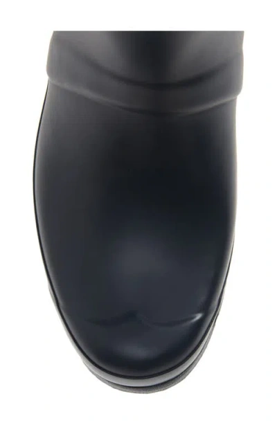 Hunter Original Tall Rubber Rain Boots In Blue