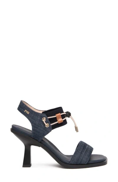 Nerogiardini Bungee Ankle Strap Sandal