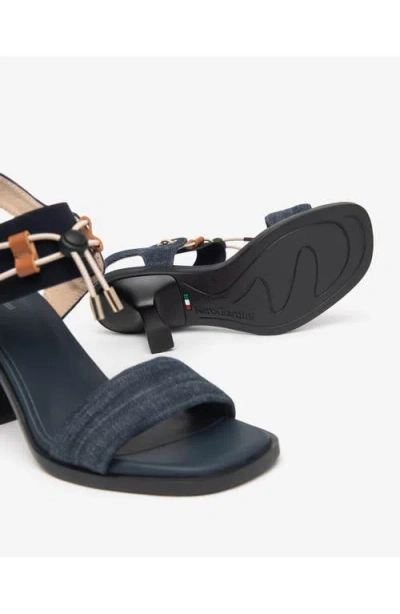 Nerogiardini Bungee Ankle Strap Sandal