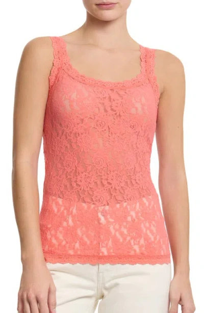 Hanky Panky Signature Lace Classic Unlined Cami In Pink
