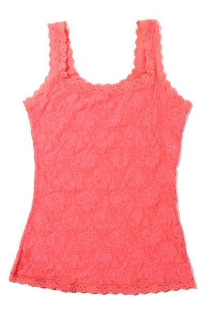 Hanky Panky Signature Lace Classic Unlined Cami In Pink