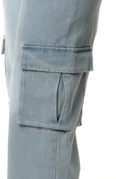 Jluxlabel Cargo Jeans In Blue