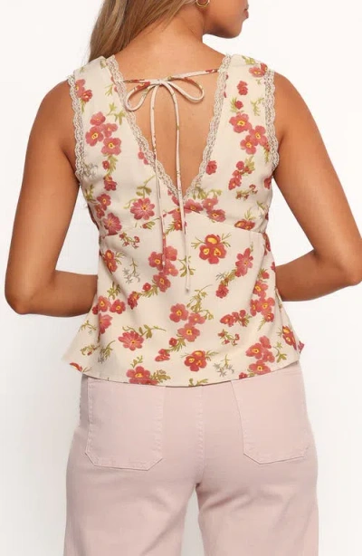 Petal And Pup Petal & Pup Lorelai Floral Print Sleeveless Top In Multi