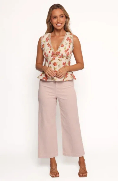 Petal And Pup Petal & Pup Lorelai Floral Print Sleeveless Top In Multi