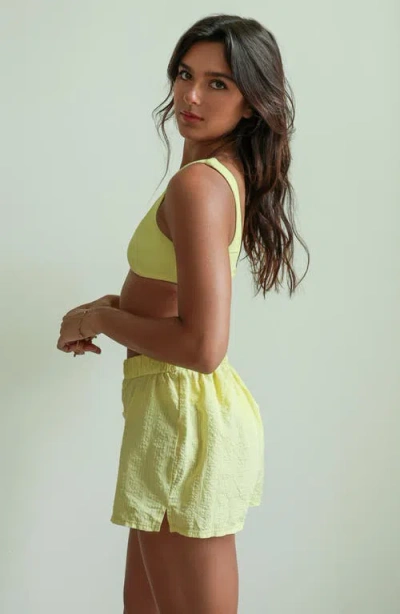 Dippin Daisys Sundaze Boxer Short In Yellow