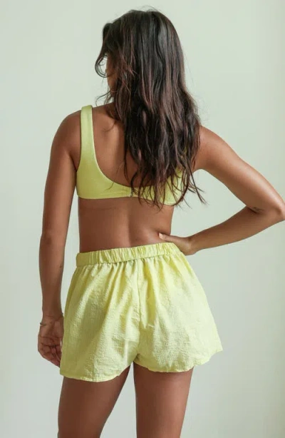 Dippin Daisys Sundaze Boxer Short In Yellow