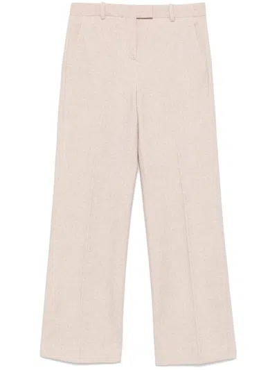 Circolo 1901 Cotton Trousers In Neutral