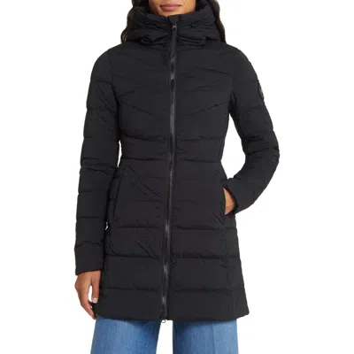 Canada Goose Women Clair Long Down Jacket In Black