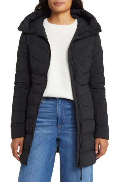 Canada Goose Women Clair Long Down Jacket In Black
