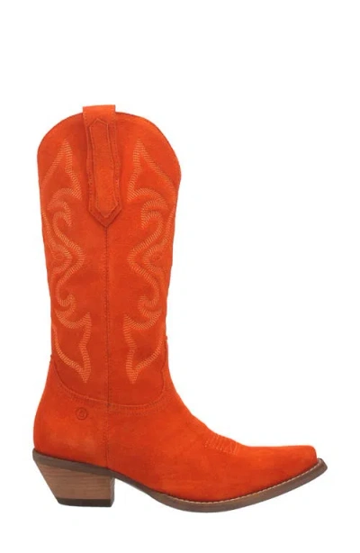 Dingo Womens Out West Stacked Heel Cowboy Boots