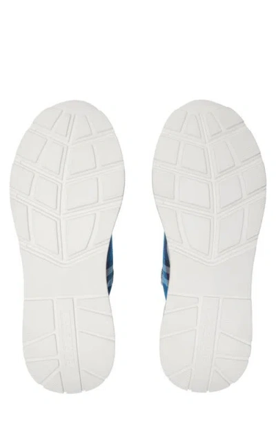 Burberry New Regis Vintage Check Sneakers In Blue