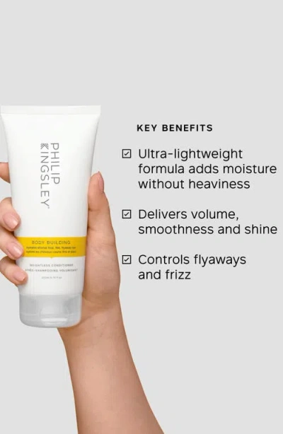Philip Kingsley Body Building Weightless Conditioner 6.76 Fl Oz-no Color In White