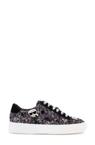 Karl Lagerfeld Paris Cate Pins Platform Sneaker In Multi