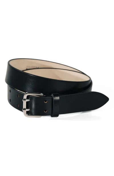 Dehanche Mini Hutch Leather Belt In Black