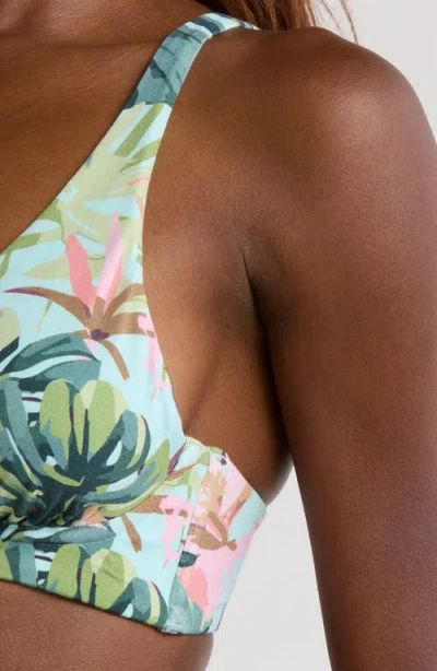 Meundies Feelfree Longline Bralette In Multi