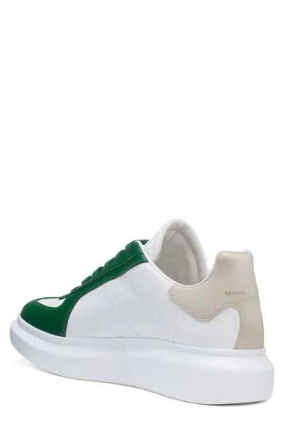 Alexander Mcqueen Oversized Paneled Low-top Sneakers In White