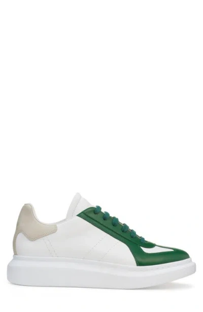Alexander Mcqueen Oversized Paneled Low-top Sneakers In White