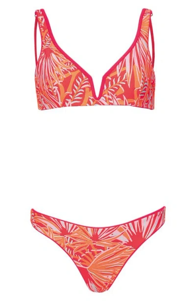 Maaji Sublimity Reversible Bikini Bottoms In Pink