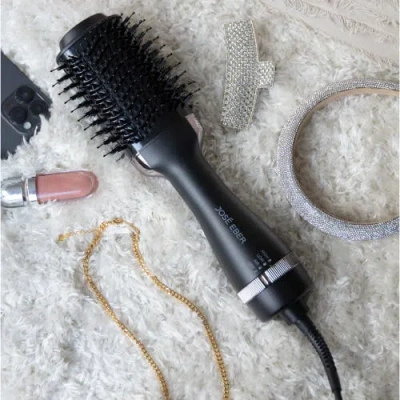 Jose Eber Air Style Blow Out Brush Black, Dries & Volumizes, Ionic Tech