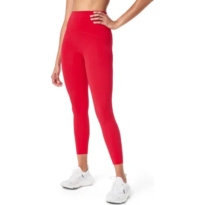 Spanx Booty Boost 7/8 Leggings In Red In Red