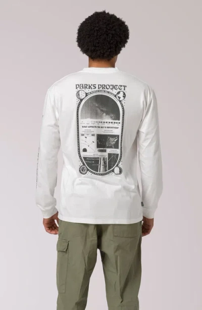 Parks Project Unisex Dark Sky Scale Long Sleeve Tee In Marshmallow