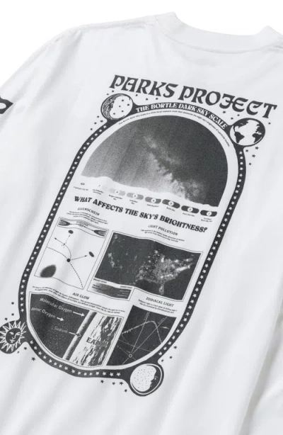 Parks Project Unisex Dark Sky Scale Long Sleeve Tee In Marshmallow