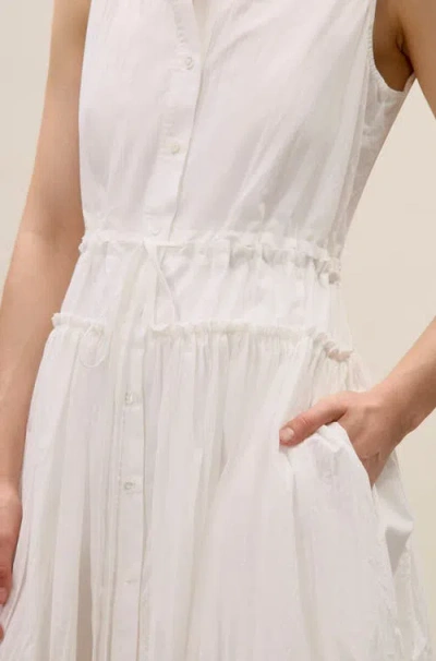 Rebecca Taylor Marietta Shirt Dress In White