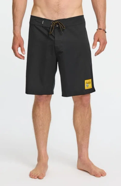 Quiksilver Men's Pacifico Straight Leg 18.5 Boardshorts In Black
