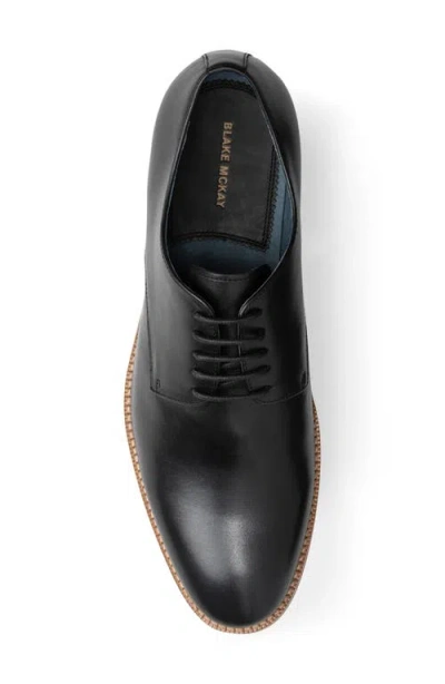 Blake Mckay Damon Plain Toe Derby In Black