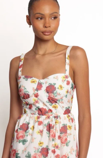 Petal And Pup Petal & Pup Donatella Floral Fit & Flare Maxi Dress In Pink