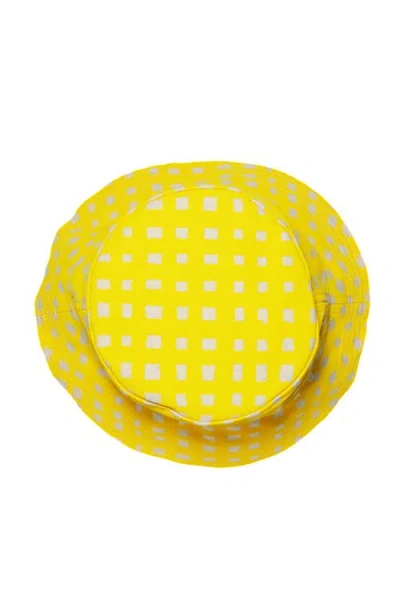 Dance Happy Grid Bucket Hat