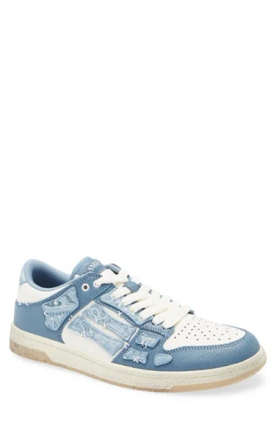 Amiri Low-top Bandana Skel Top Sneakers In Blue