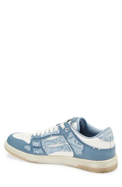 Amiri Low-top Bandana Skel Top Sneakers In Blue