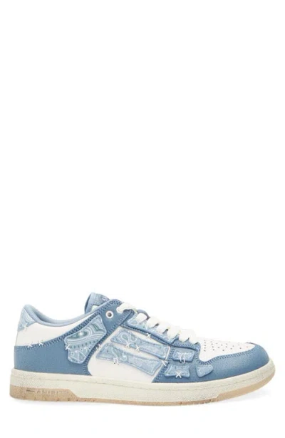 Amiri Low-top Bandana Skel Top Sneakers In Blue