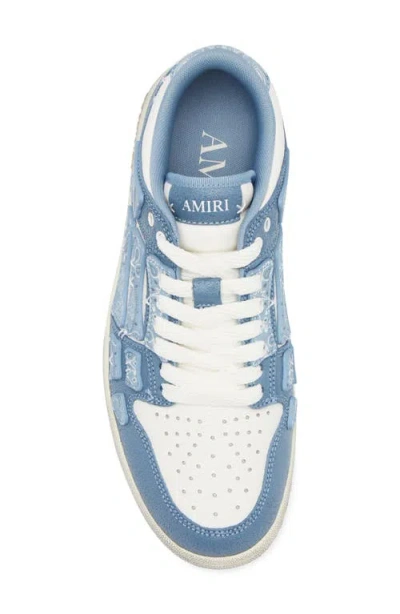 Amiri Low-top Bandana Skel Top Sneakers In Blue