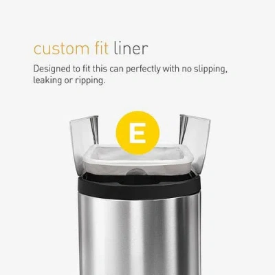 Simplehuman Code E Custom Fit Liners With Quick Dispense Packs In White