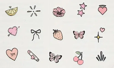 Inked By Dani Heavenly Nail Art Temporary Tattoo Pack In Multi