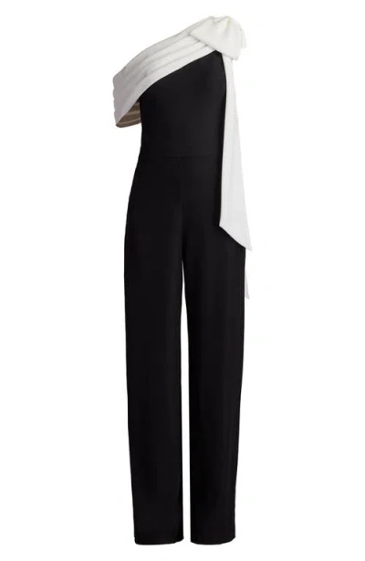 Tadashi Shoji Bos18371y Long Formal Prom Jumpsuit In Black