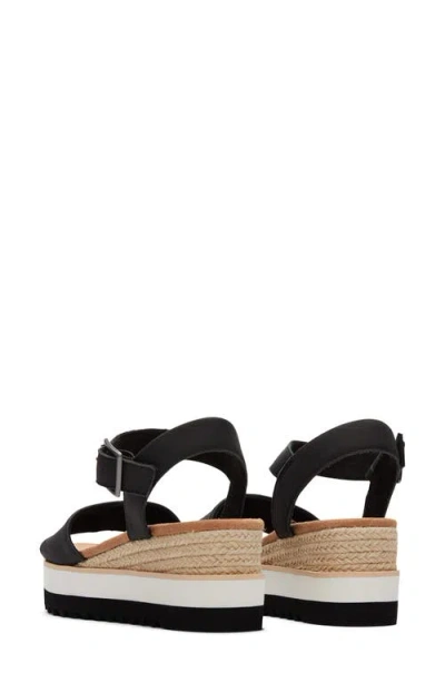 Toms Diana Platform Wedge Sandal