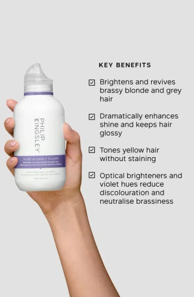 Philip Kingsley Pure Blonde Booster Color-correcting Weekly Shampoo 8.45 Fl Oz-no Color