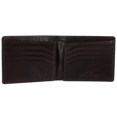 Trafalgar Lazzaro Lattice Weave Leather Bi-fold Wallet